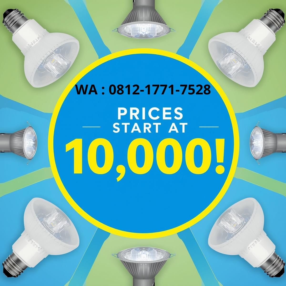 banner promosi lampu led murah