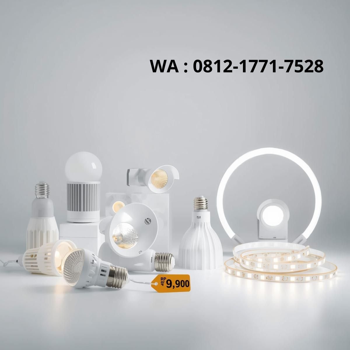  etalase produk lampu led murah online