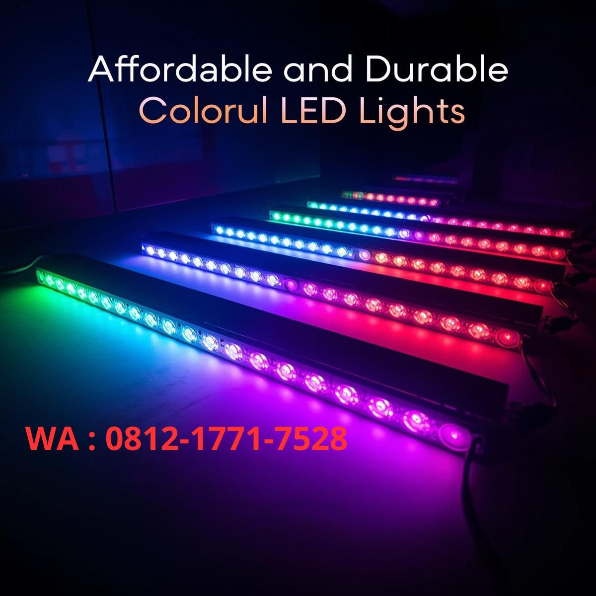 lampu led warna warni murah