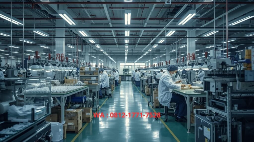 pabrik produksi lampu led murah