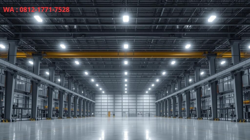 lampu led untuk ruang pabrik