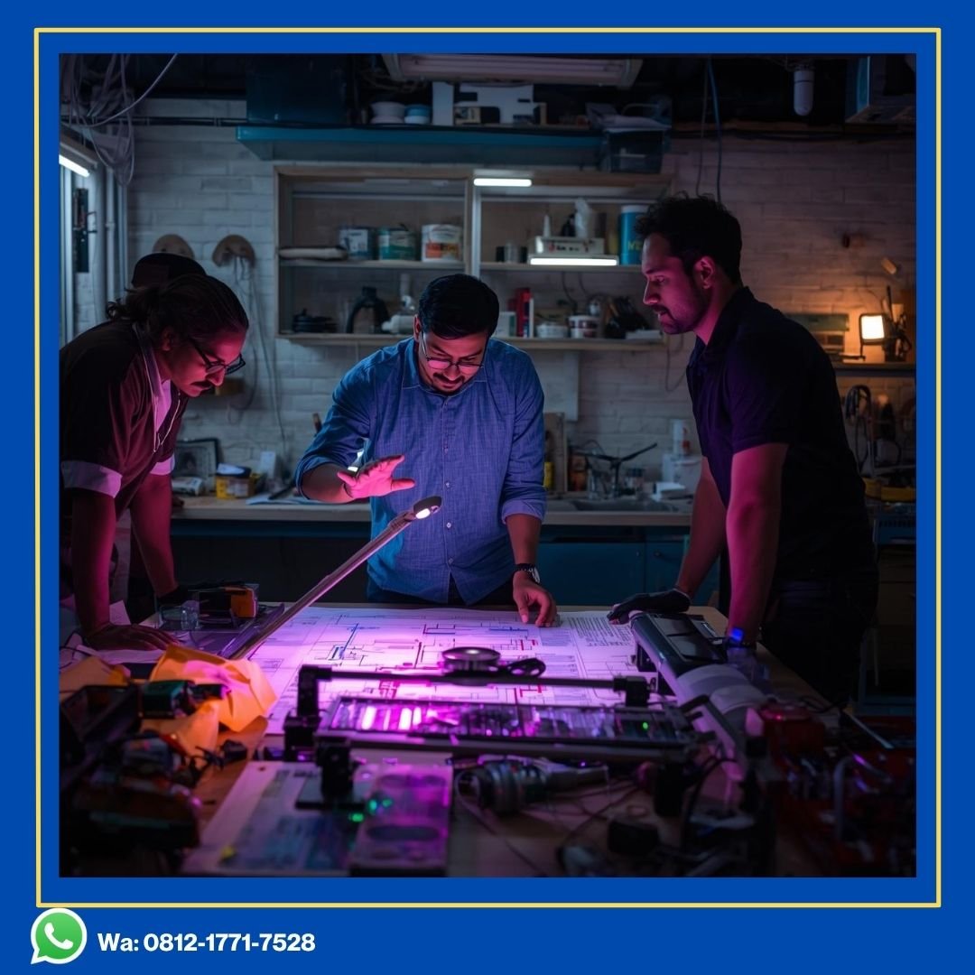 lampu led custom eksterior taman