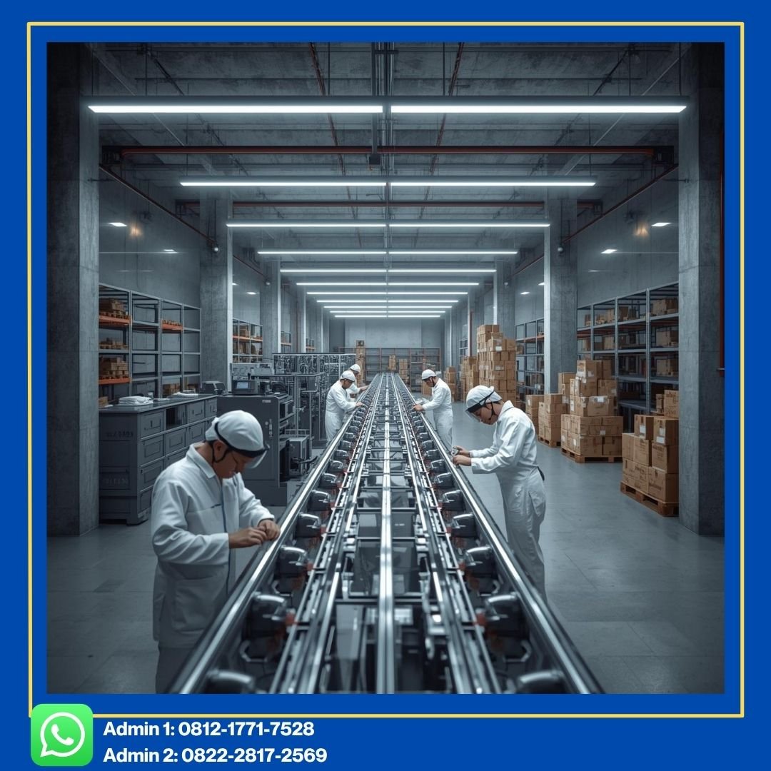 lampu led pabrik anti debu & anti air