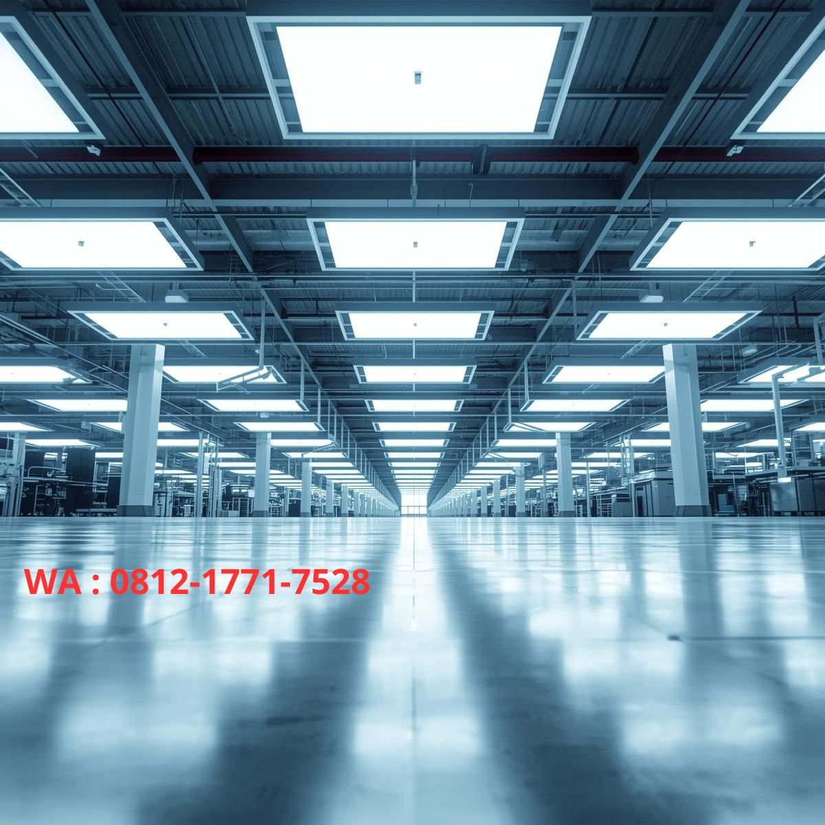 lampu led area produksi