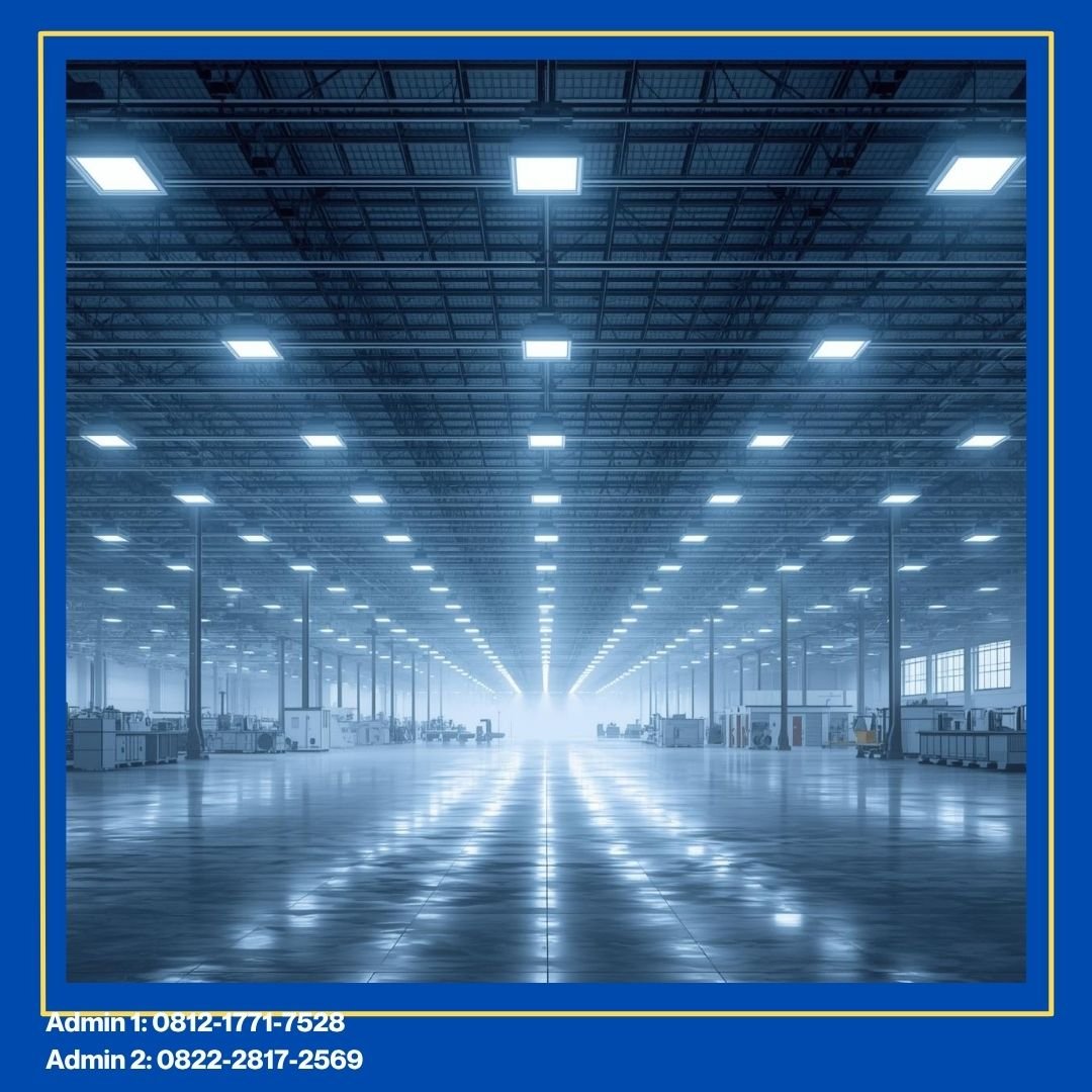 lampu pabrik led industri