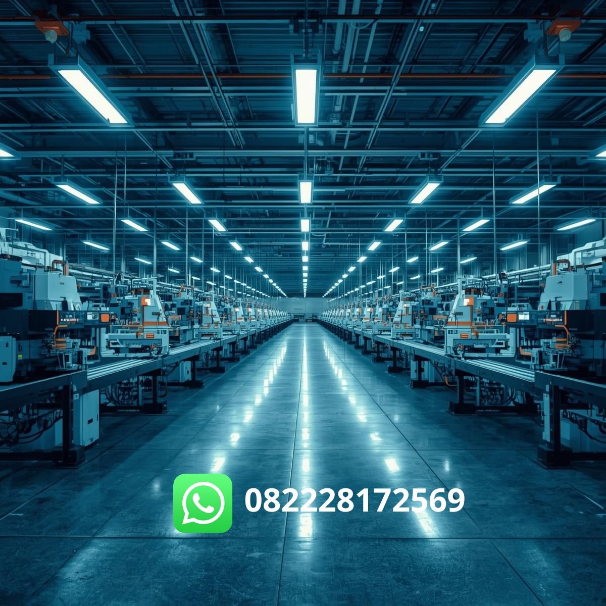 solusi pencahayaan led untuk pabrik