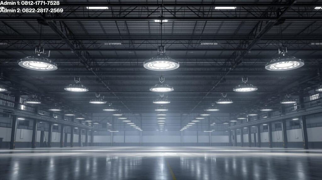 lampu led untuk penerangan pabrik