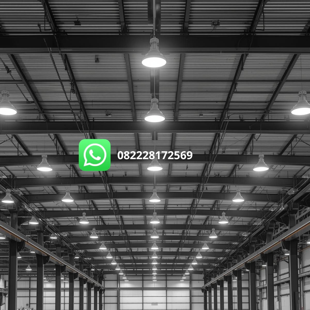 lampu LED high bay untuk gudang pabrik