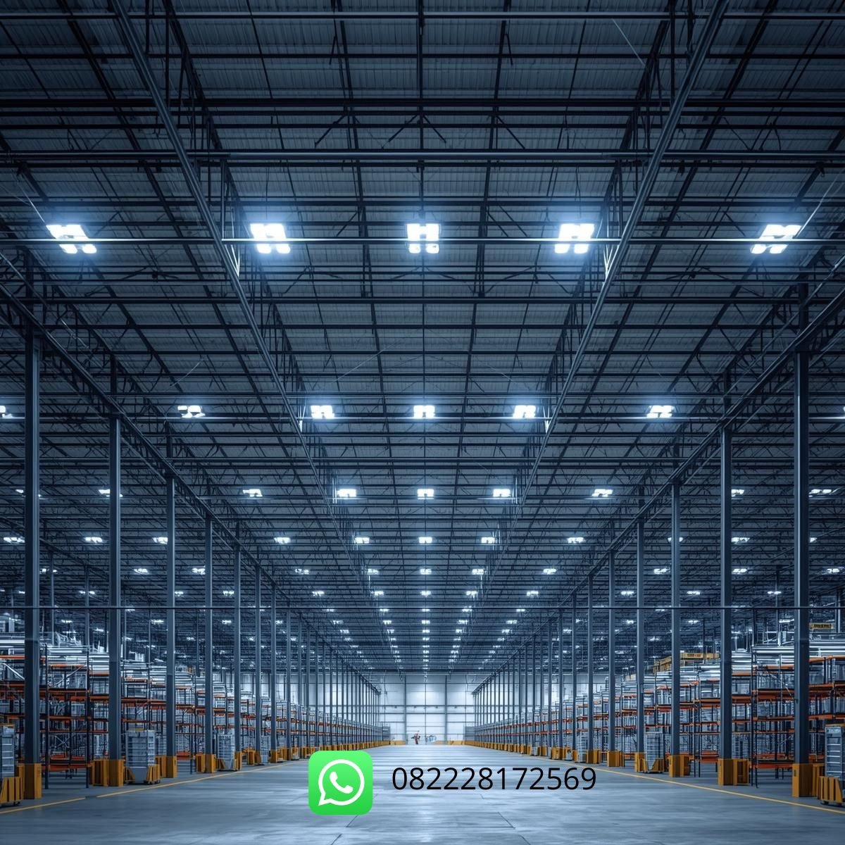 biaya upgrade lampu LED untuk gudang dan warehouse