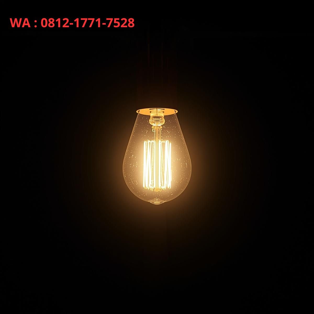 lampu bohlam warm white