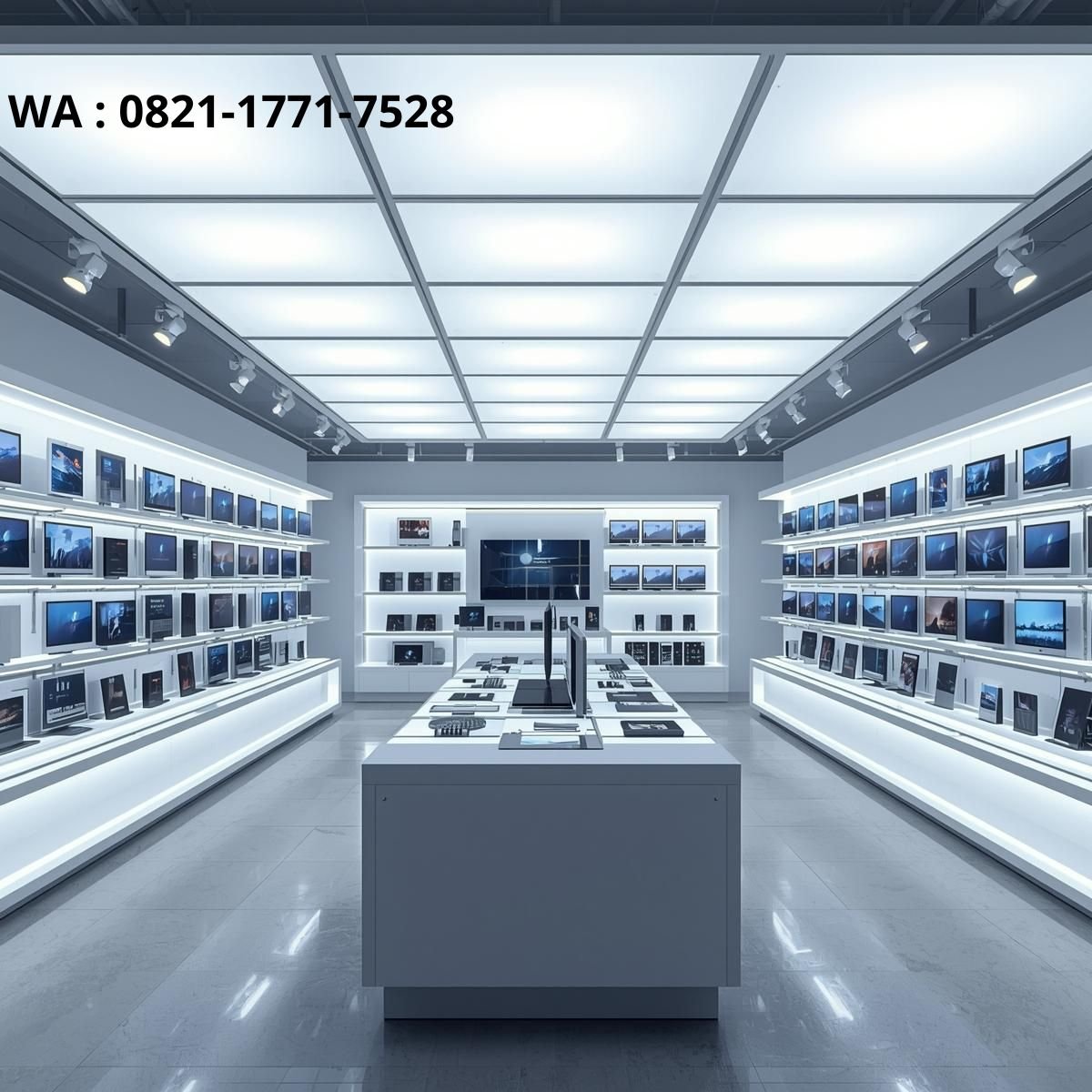 lampu toko elektronik