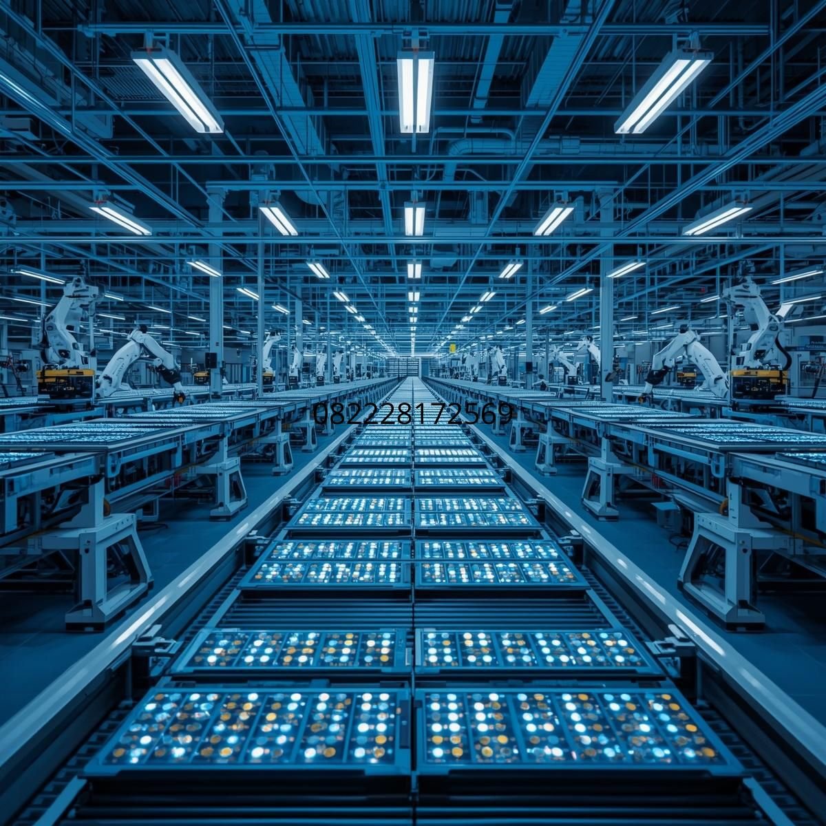 pabrik lampu industri