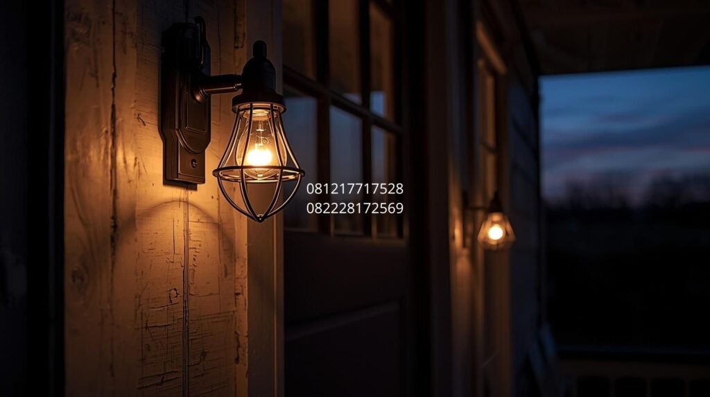 lampu LED teras