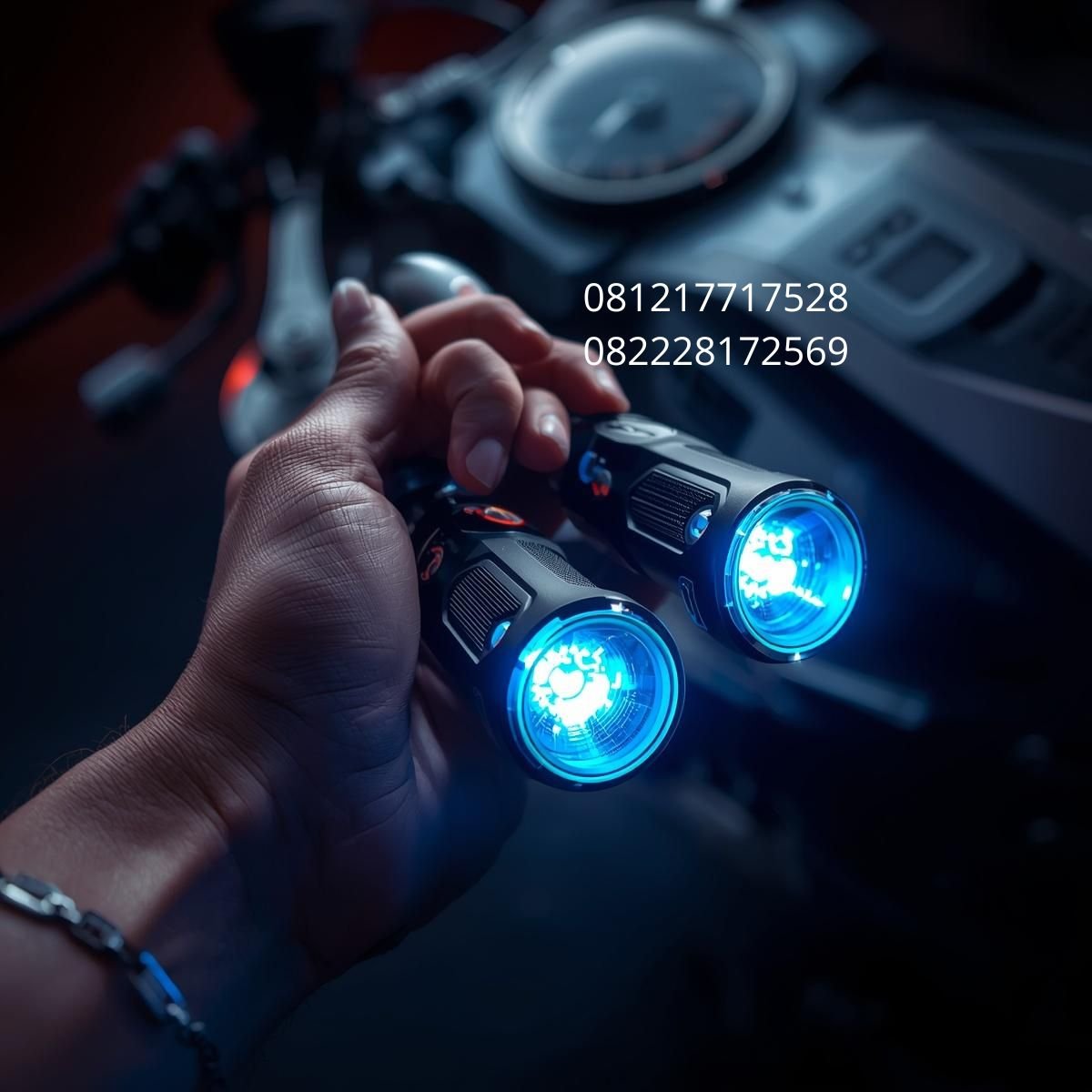 lampu LED motor terang