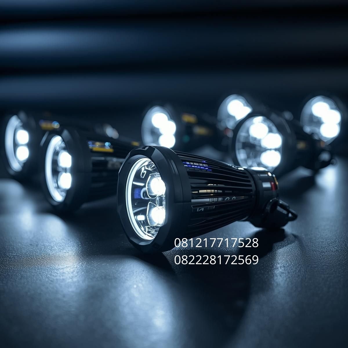 lampu depan motor LED