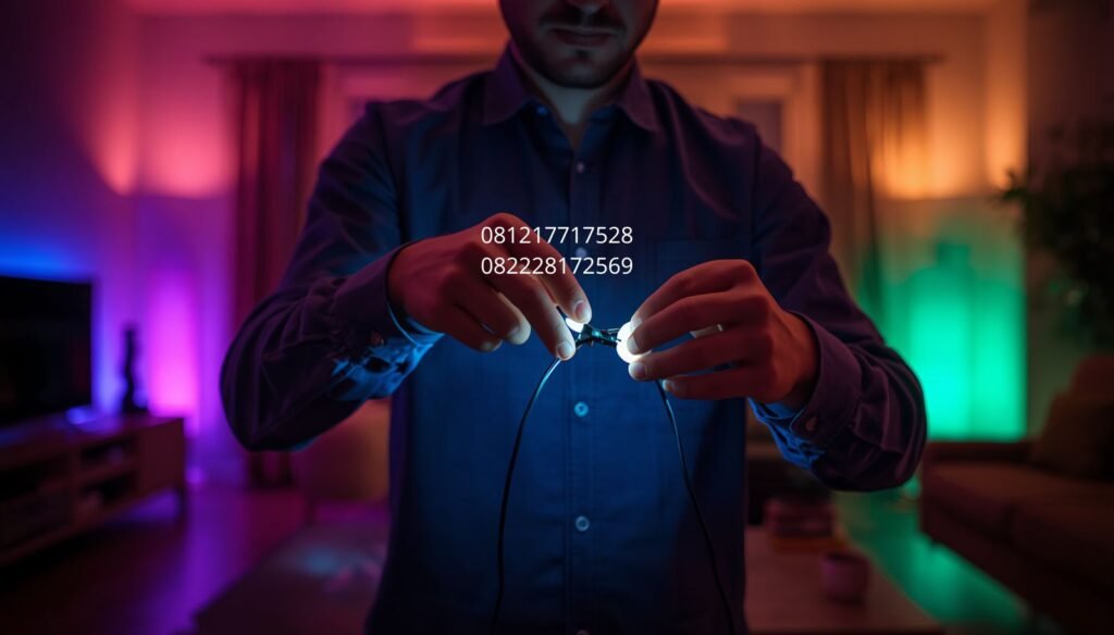 cara memperbaiki lampu LED