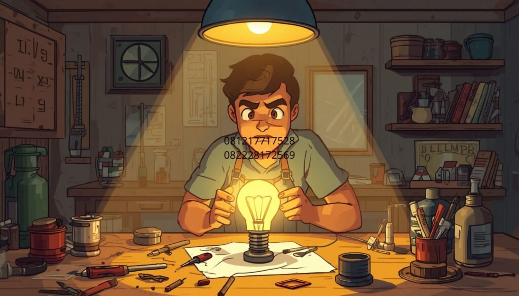 cara memperbaiki lampu LED mati