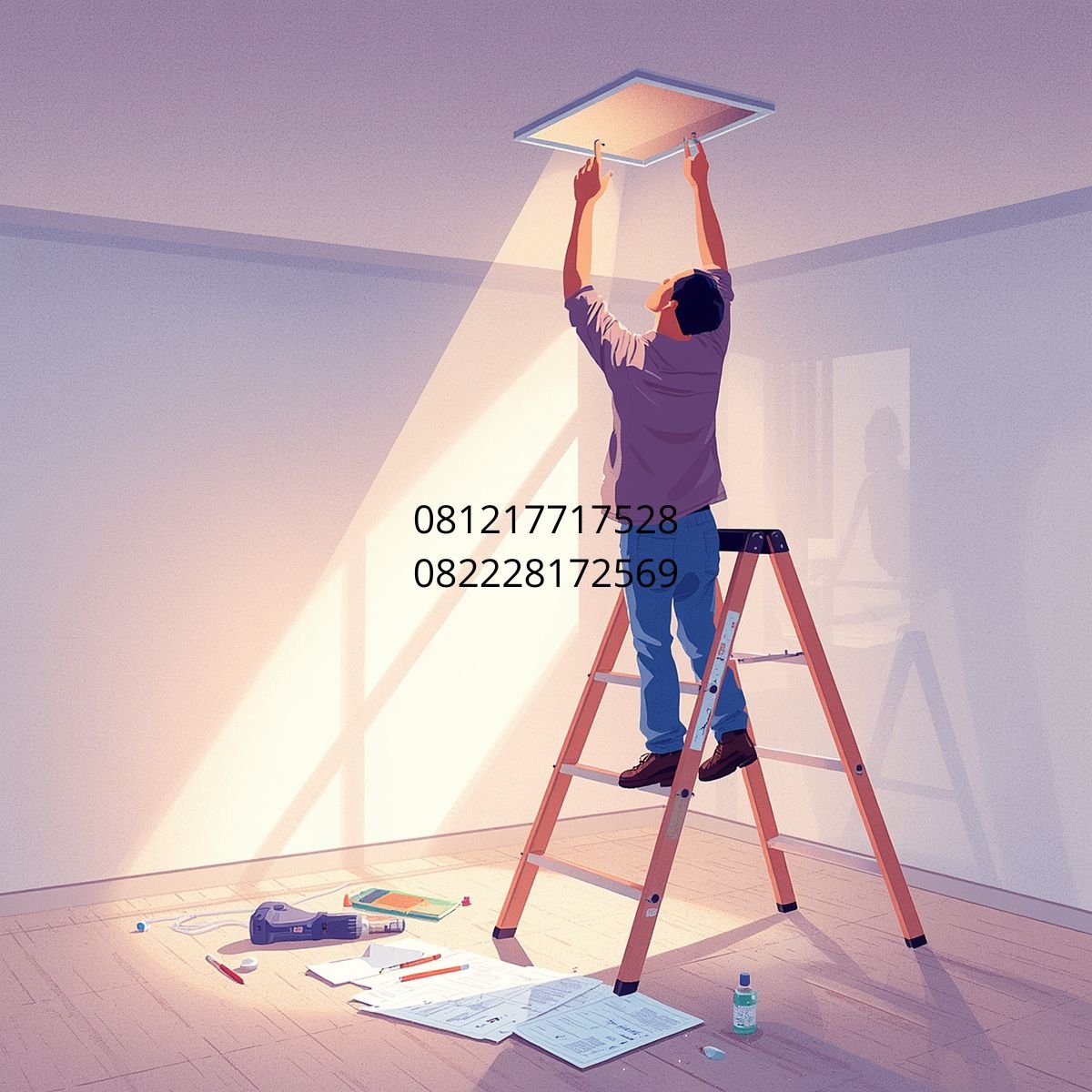 panduan pemasangan lampu LED