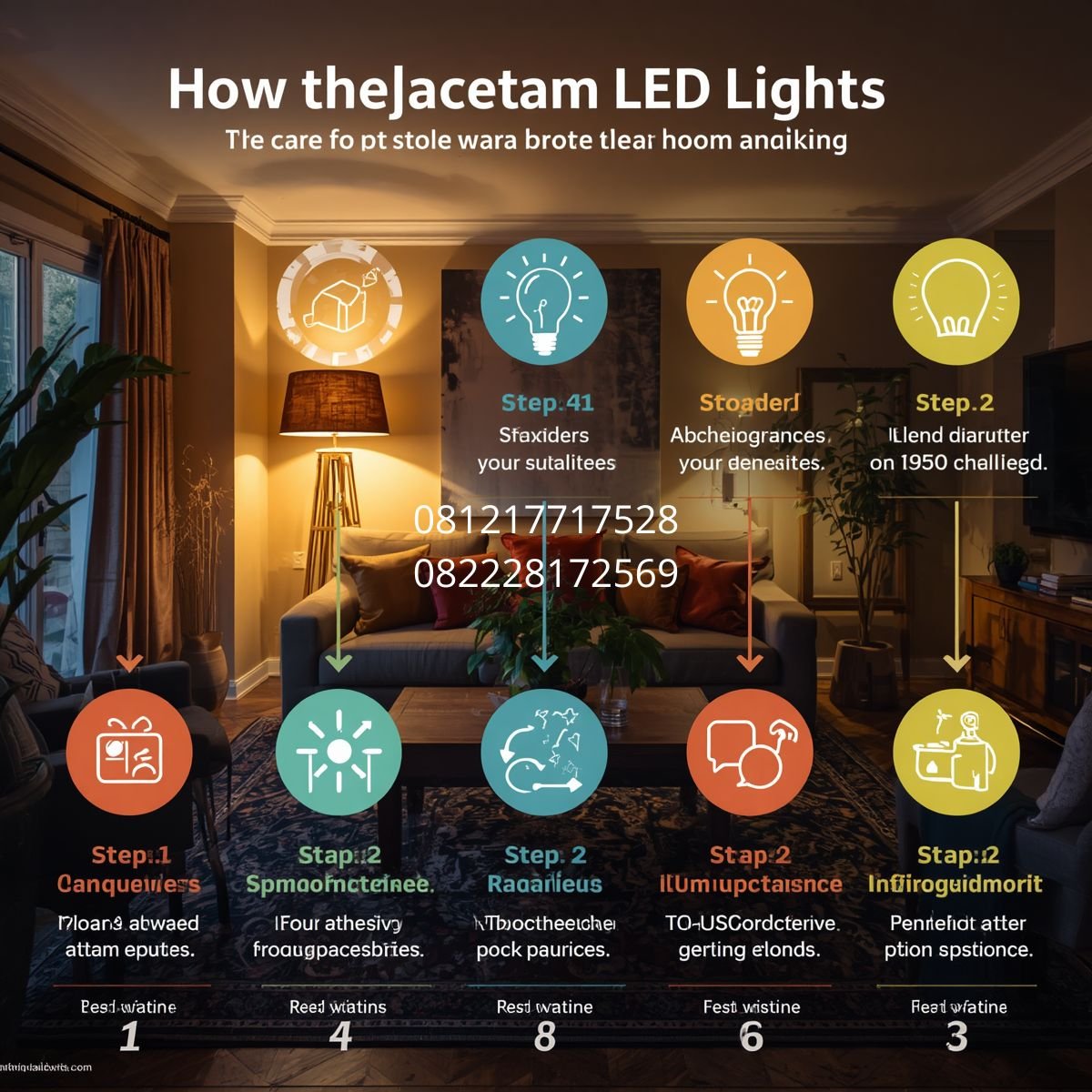 cara instalasi lampu LED rumah
