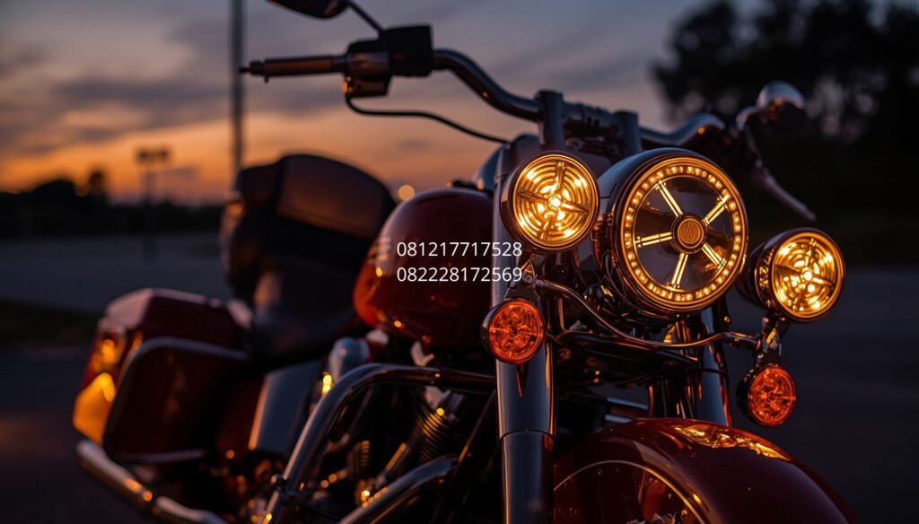 cara pasang lampu led motor