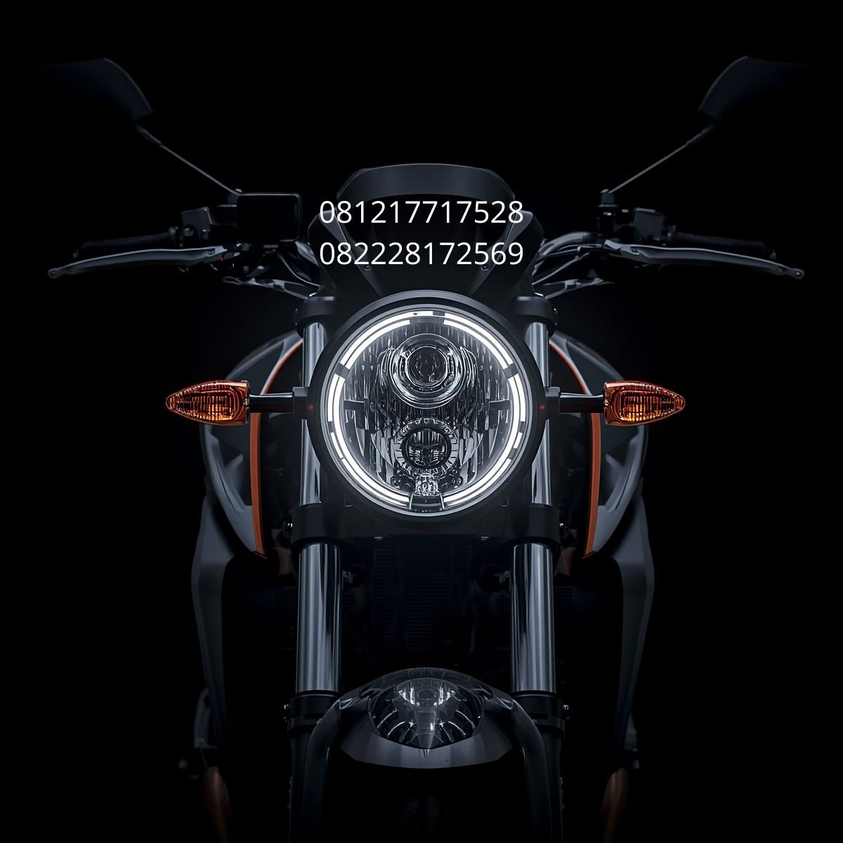 instalasi lampu led motor