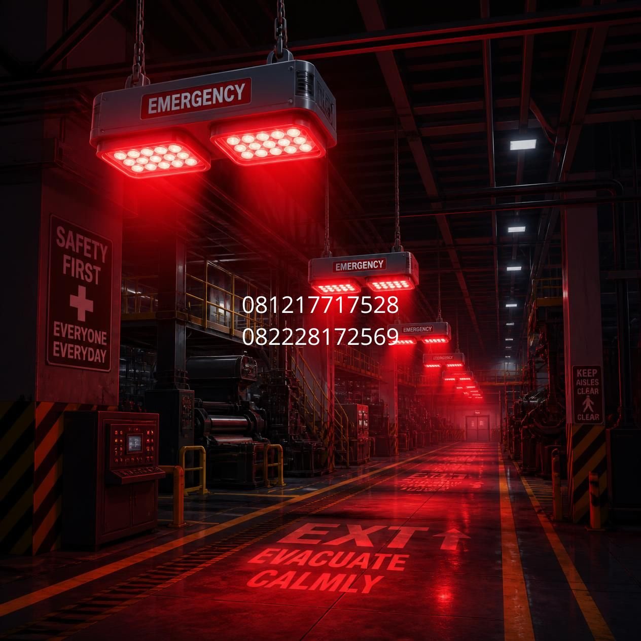 jual lampu LED emergency pabrik