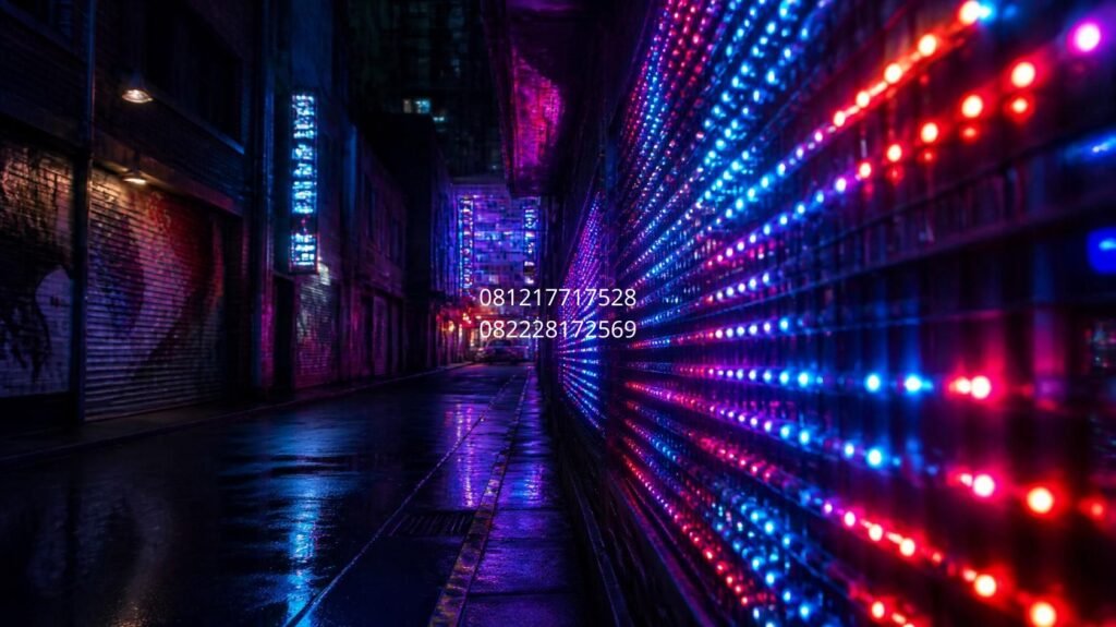 cara membuat lampu LED kedip