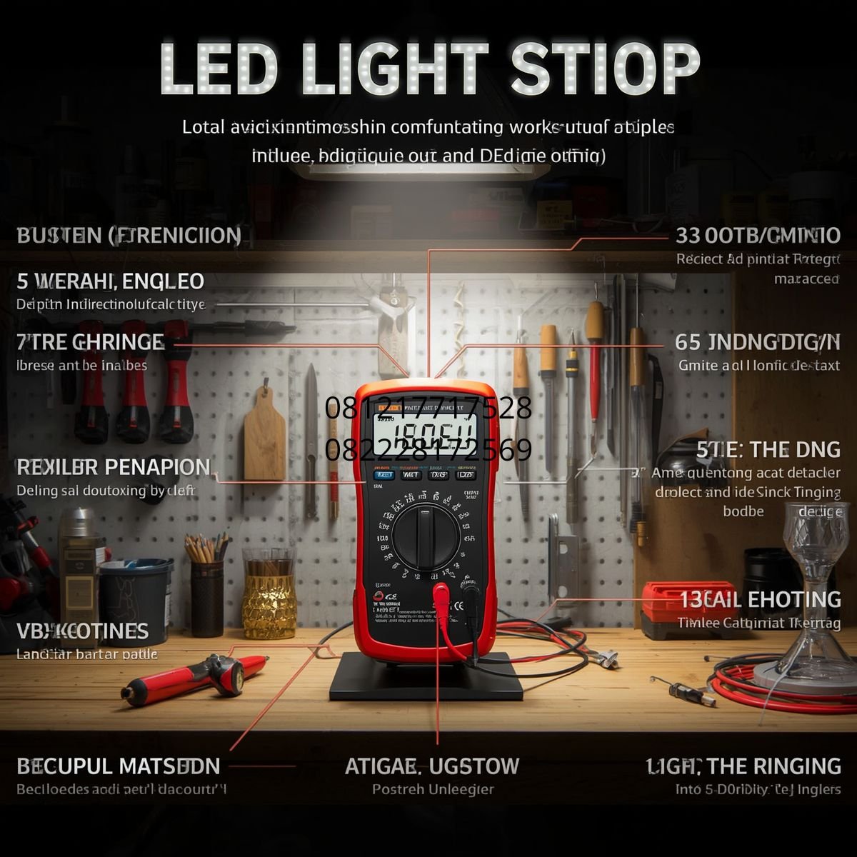 lampu LED mati total