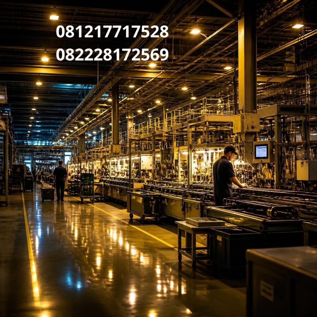 lampu LED hemat energi untuk pabrik