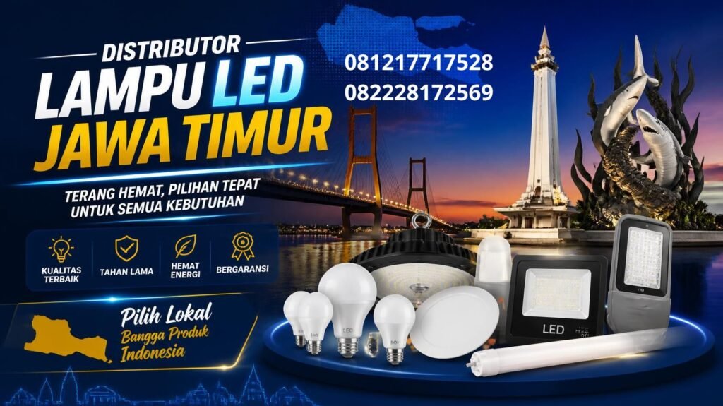 Distributor lampu LED Jawa Timur