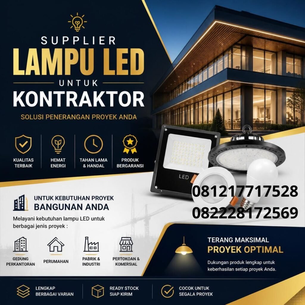 Distributor lampu LED kontraktor