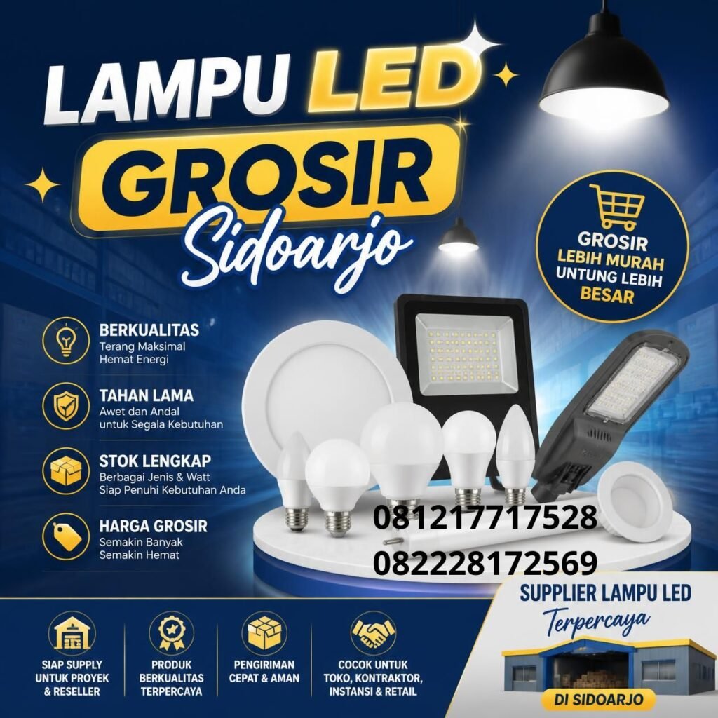 Grosir Lampu LED Sidoarjo