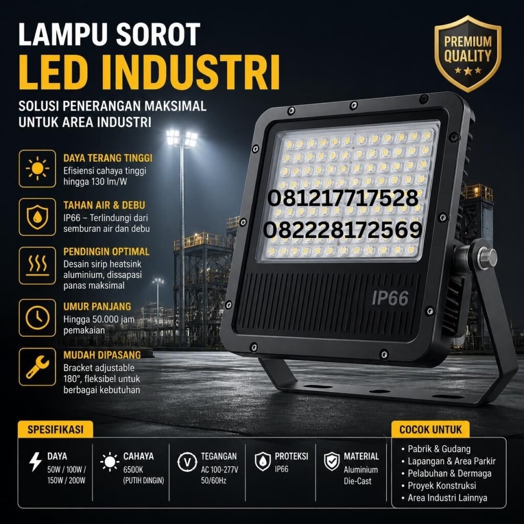 Harga Lampu Sorot LED Industri