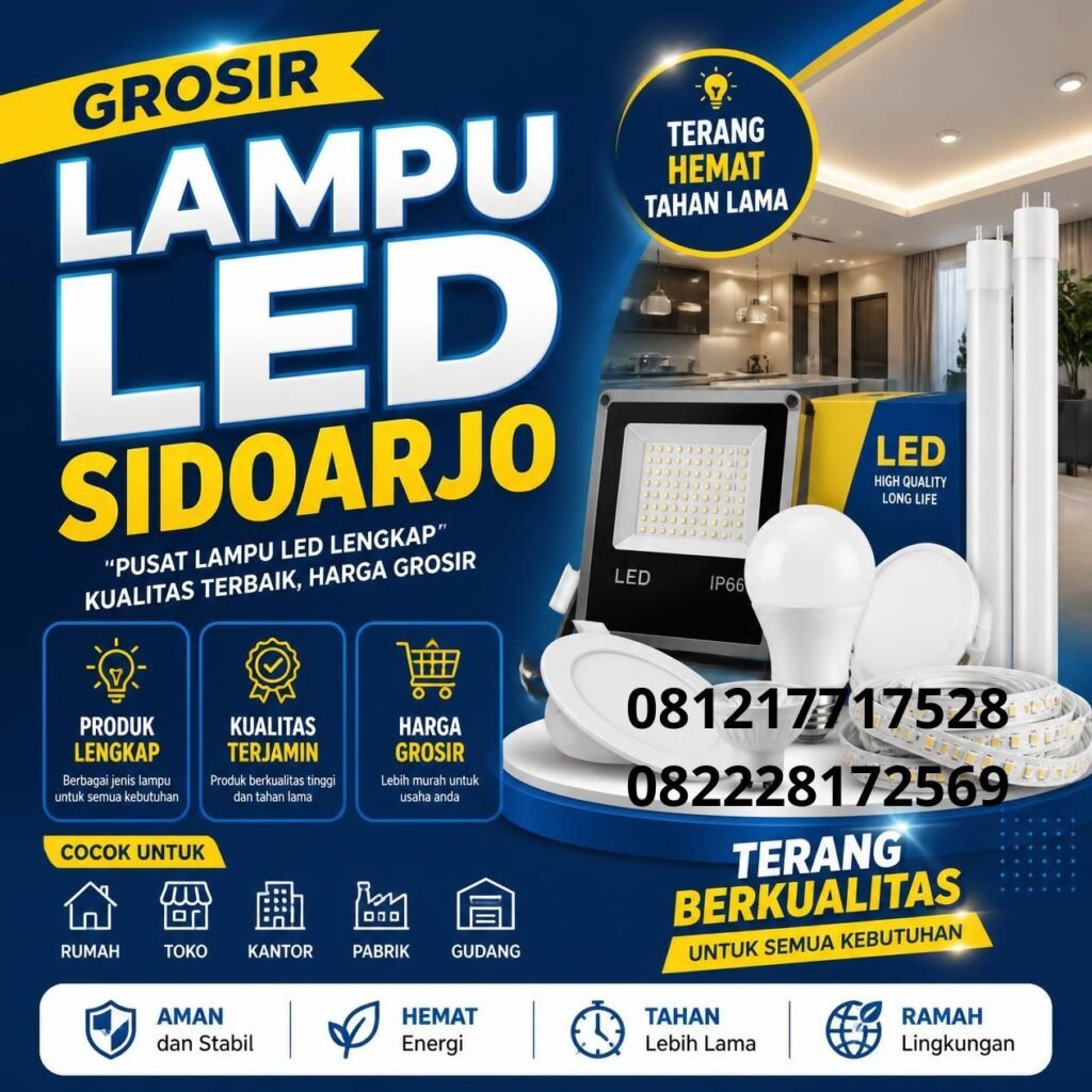 Jual Lampu LED Sidoarjo 