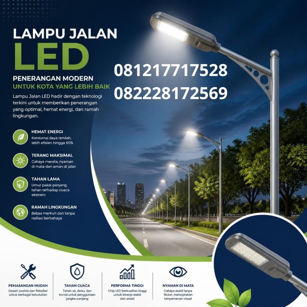 Lampu Jalan LED Proyek