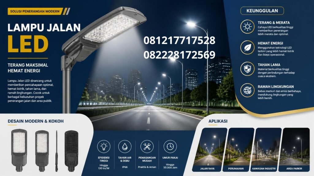 Lampu Jalan LED Untuk Proyek