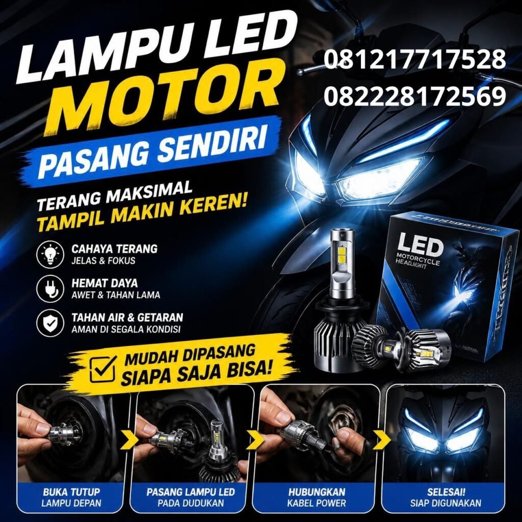 Lampu LED Motor Plug And Play