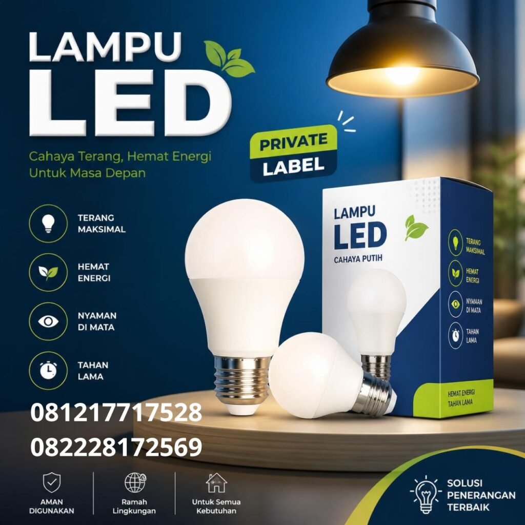 Lampu LED Private Label Indonesia