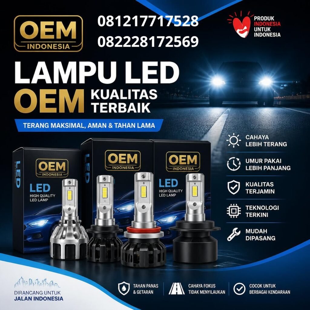 Lampu LED Private Label Indonesia