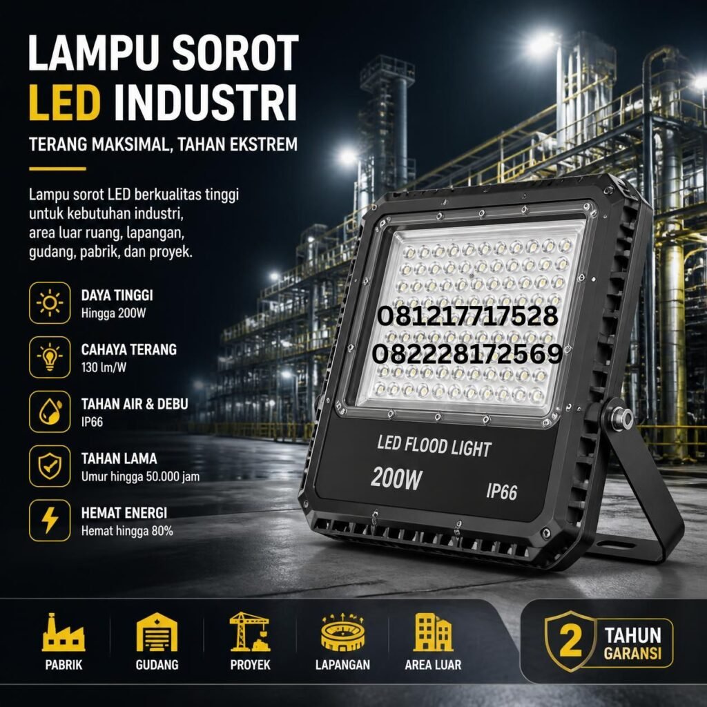 Lampu LED Sorot Industri