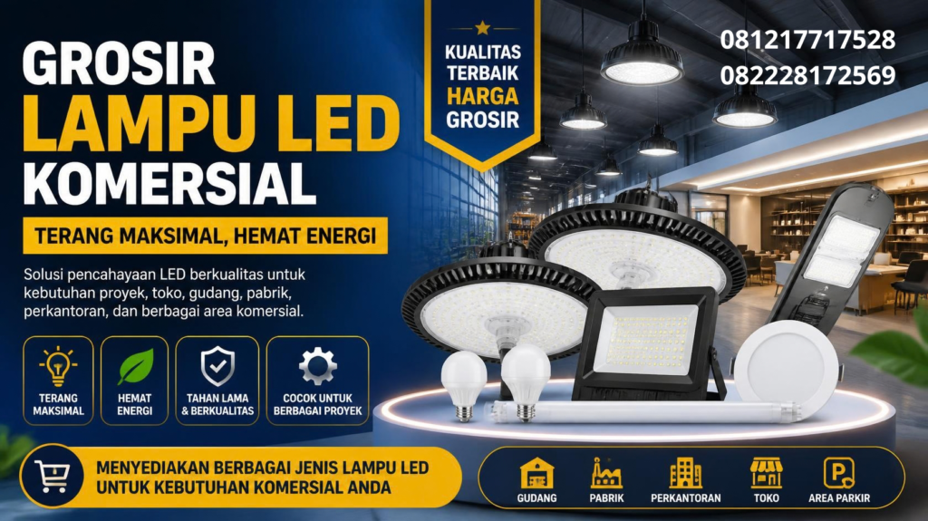 Lampu LED komersial grosir