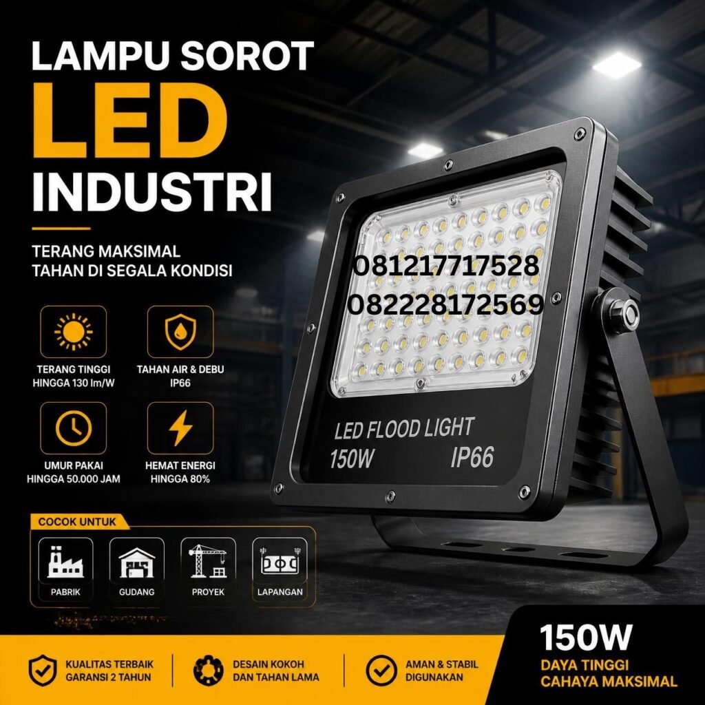 Lampu Sorot LED Gudang