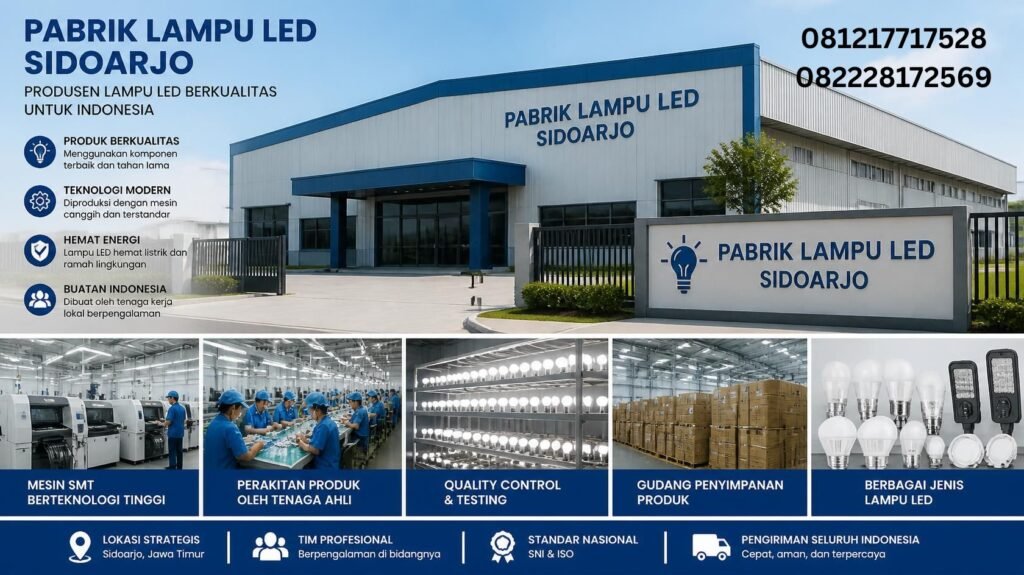 Pabrik Lampu LED Sidoarjo