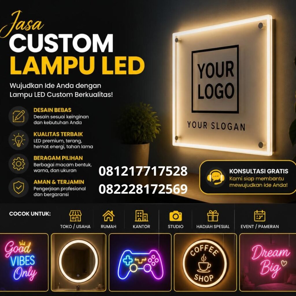 Produsen Lampu LED Custom