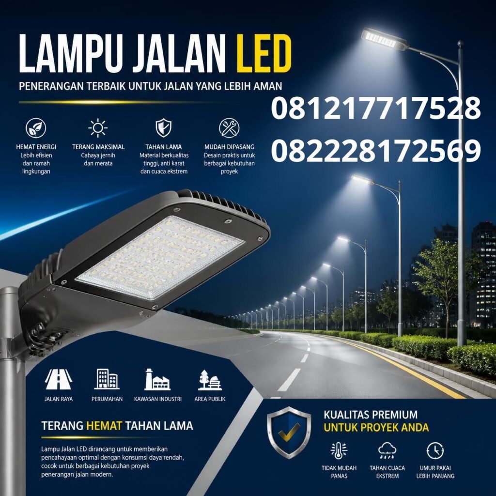 Supplier Lampu Jalan LED Proyek