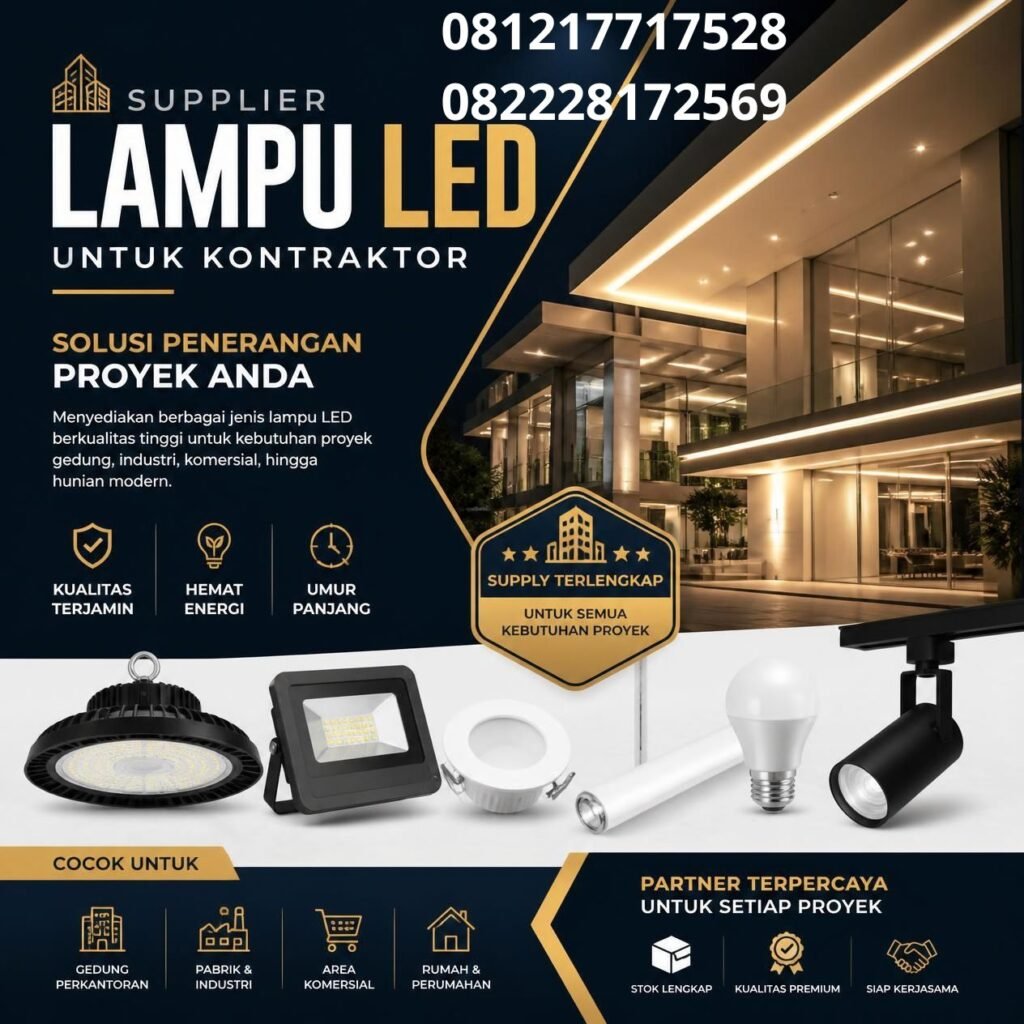 Supplier lampu LED Indonesia