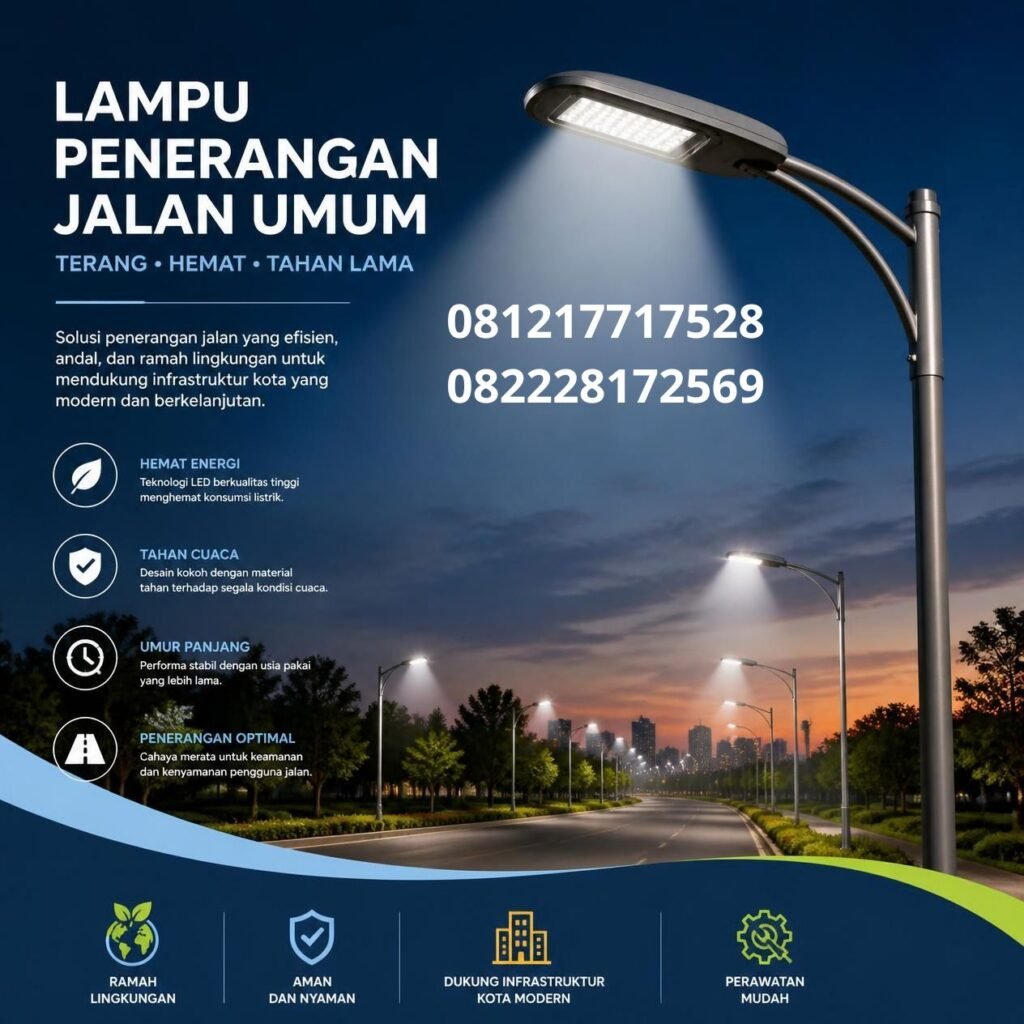 Distributor lampu jalan umum LED