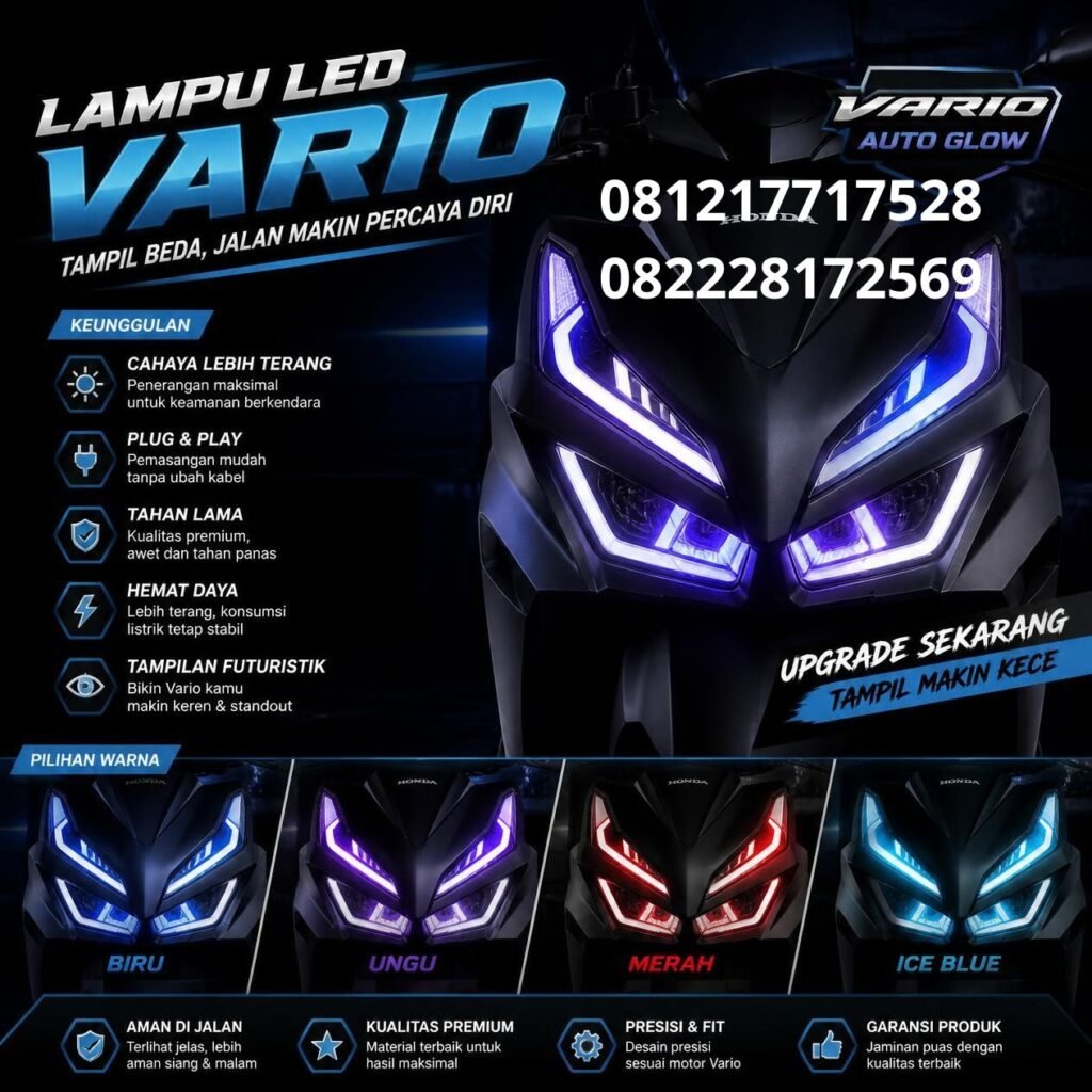 Ganti lampu Vario LED
