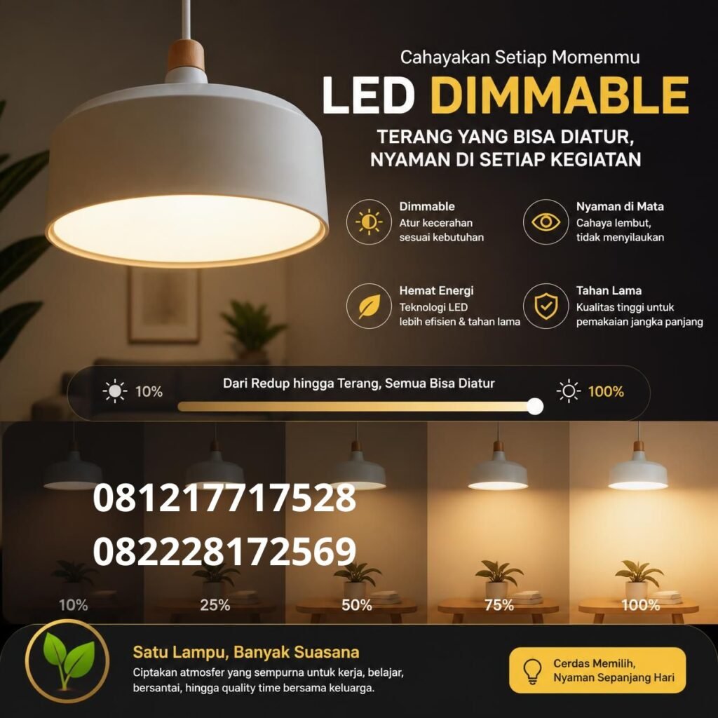 Harga Lampu LED Dimmable