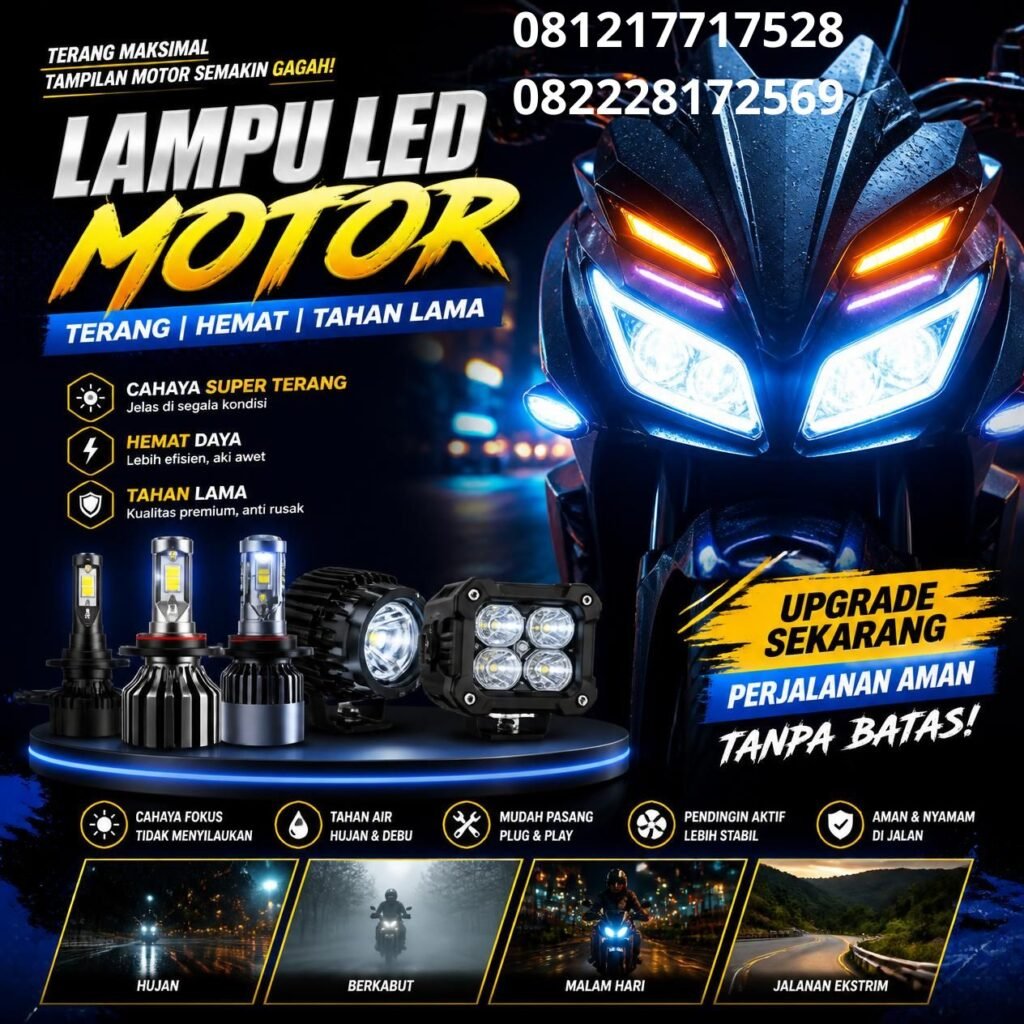 Harga Lampu LED Motor Terbaru